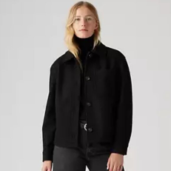 LEVI'S Black Label Soft Chore Jacket - Nwot - Picture 1 of 8